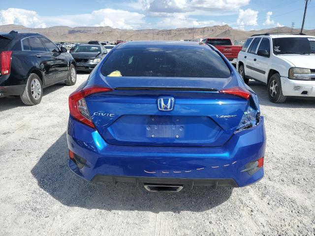 2HGFC2F84LH582213 - 2020 HONDA CIVIC SPORT BLUE photo 6