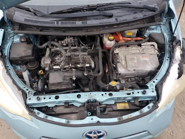 JTDKDTB32D1053644 - 2013 TOYOTA PRIUS C Mavi foto 11