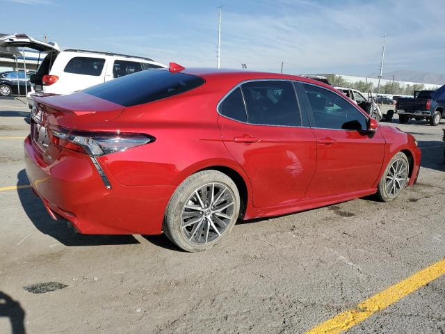 4T1T11AK3RU244159 - 2024 TOYOTA CAMRY SE NIGHT SHADE RED photo 3