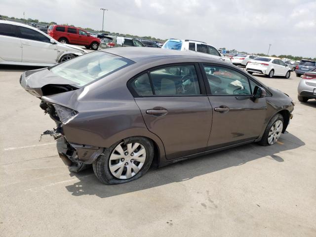 19XFB2F59CE070773 - 2012 HONDA CIVIC LX GRAY photo 3