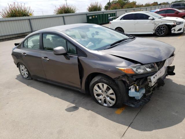 19XFB2F59CE070773 - 2012 HONDA CIVIC LX GRAY photo 4