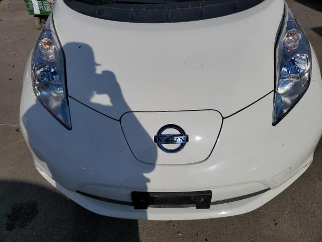 1N4AZ0CP5DC422696 - 2013 NISSAN LEAF S WHITE photo 11