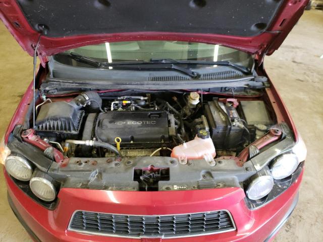 1G1JA6SH8C4115894 - 2012 CHEVROLET SONIC LS 红色 照片 11
