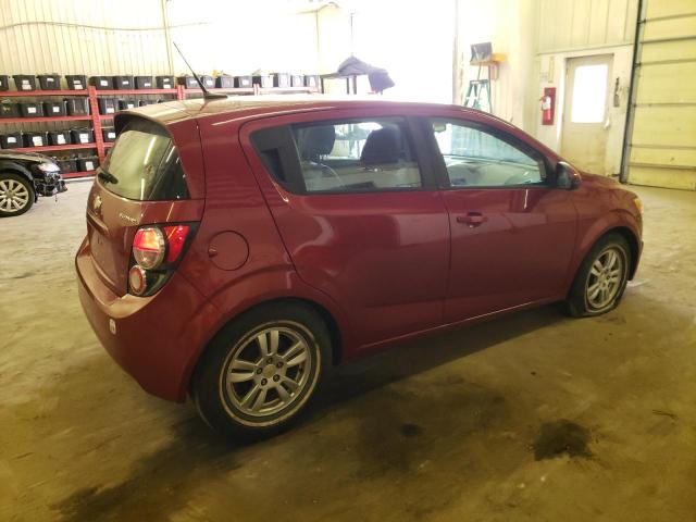 1G1JA6SH8C4115894 - 2012 CHEVROLET SONIC LS 红色 照片 3