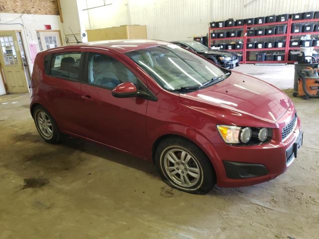 1G1JA6SH8C4115894 - 2012 CHEVROLET SONIC LS 红色 照片 4
