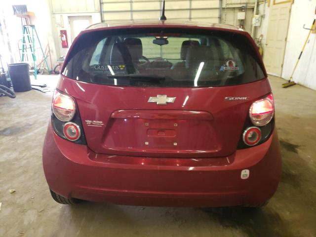 1G1JA6SH8C4115894 - 2012 CHEVROLET SONIC LS 红色 照片 6