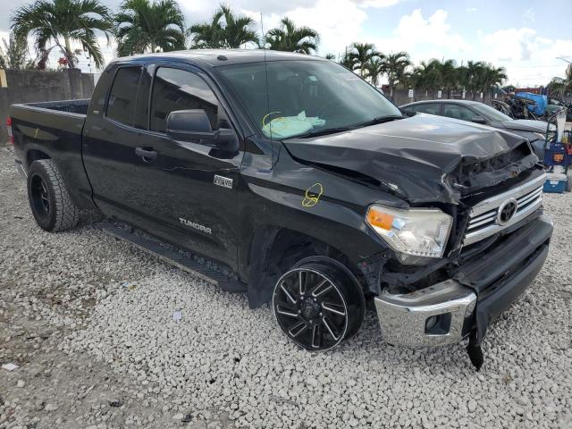 5TFRW5F18HX215387 - 2017 TOYOTA TUNDRA DOUBLE CAB SR/SR5 BLACK photo 4