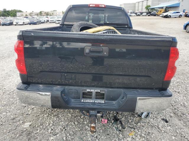 5TFRW5F18HX215387 - 2017 TOYOTA TUNDRA DOUBLE CAB SR/SR5 BLACK photo 6