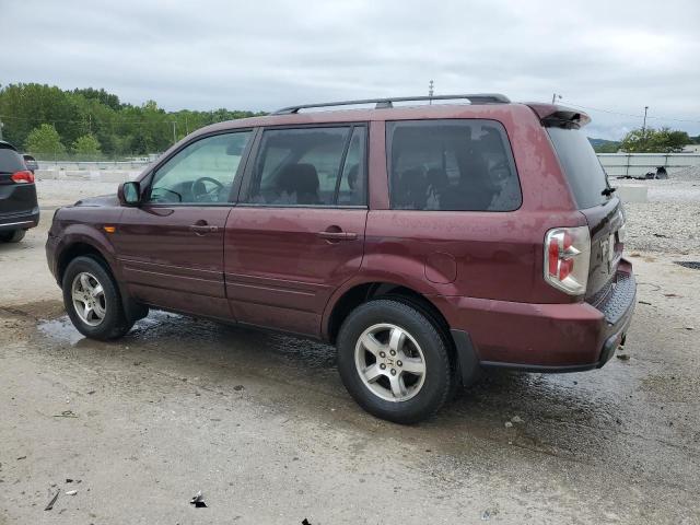 5FNYF28547B024584 - 2007 HONDA PILOT EXL BURGUNDY photo 2