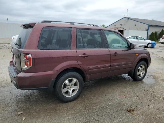 5FNYF28547B024584 - 2007 HONDA PILOT EXL BURGUNDY photo 3