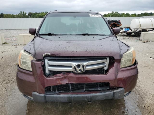 5FNYF28547B024584 - 2007 HONDA PILOT EXL BURGUNDY photo 5