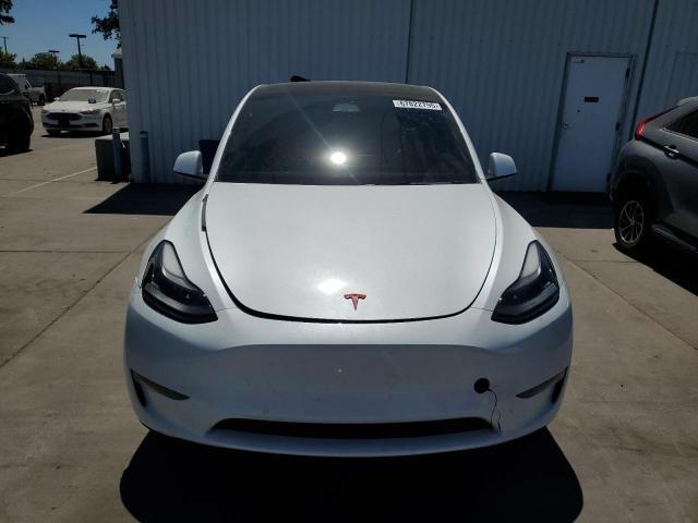 7SAYGAEE9NF535798 - 2022 TESLA MODEL Y WHITE photo 5