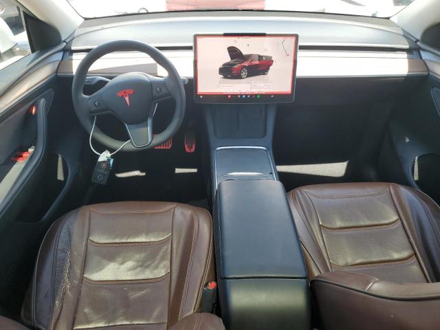 7SAYGAEE9NF535798 - 2022 TESLA MODEL Y WHITE photo 8