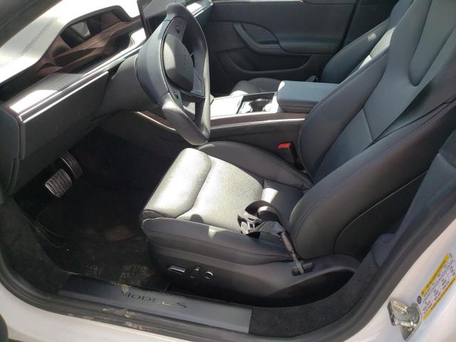 5YJSA1E55NF482876 - 2022 TESLA MODEL S WHITE photo 7