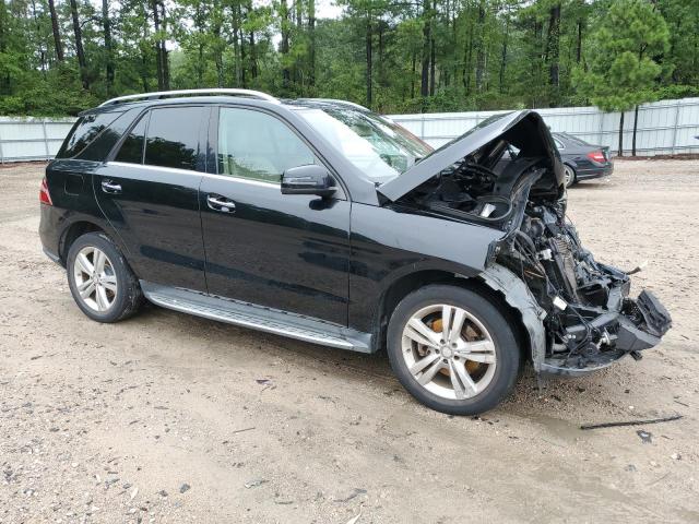 4JGDA5HB4FA607244 - 2015 MERCEDES-BENZ ML 350 4MATIC BLACK photo 4