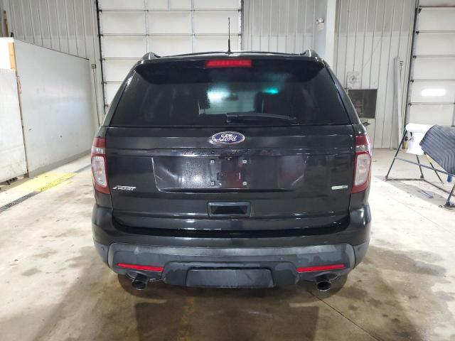 1FM5K8GT6EGB10771 - 2014 FORD EXPLORER SPORT BLACK photo 6