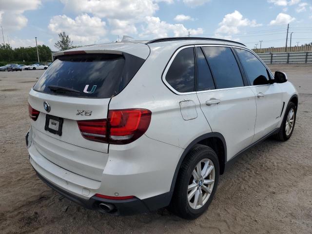 5UXKR0C53F0P09714 - 2015 BMW X5 XDRIVE35I WHITE photo 4