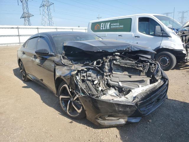 1HGCV1F36NA076802 - 2022 HONDA ACCORD SPORT 黑色 照片 4