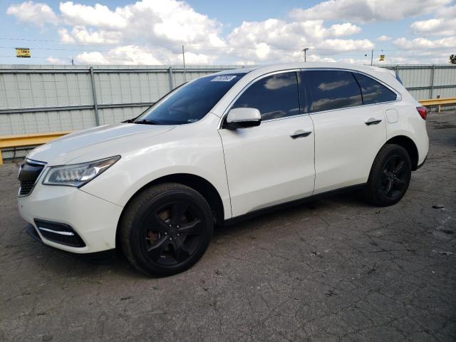 5FRYD3H20GB007927 - 2016 ACURA MDX WHITE photo 1