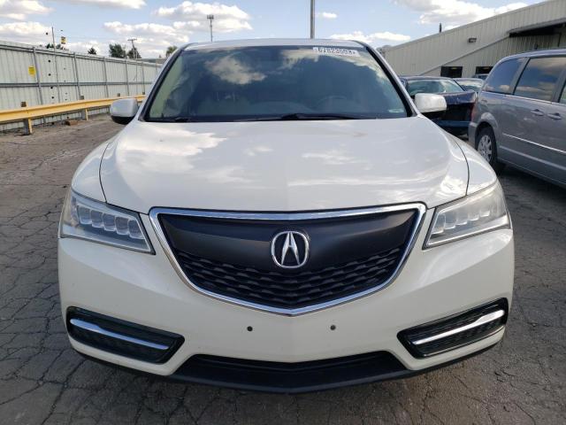 5FRYD3H20GB007927 - 2016 ACURA MDX WHITE photo 5