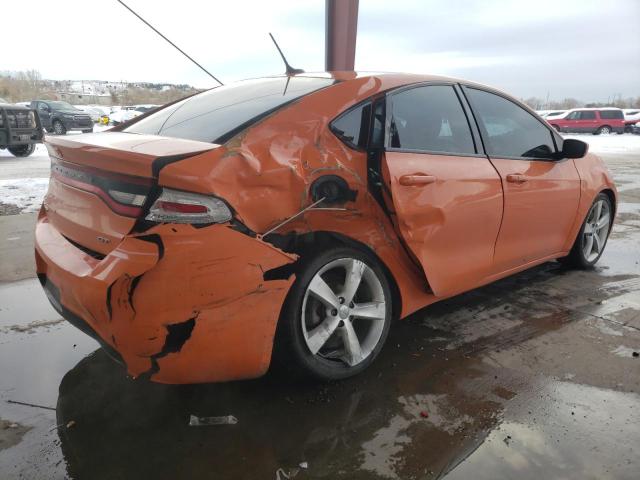 1C3CDFCB6DD341388 - 2013 DODGE DART LIMITED ORANGE photo 3