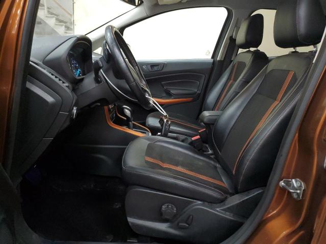 MAJ6P1CL8JC182960 - 2018 FORD ECOSPORT SES Orange Foto 7
