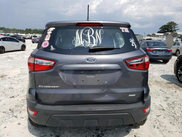 MAJ3S2FE3KC308342 - 2019 FORD ECOSPORT S GRAY photo 6