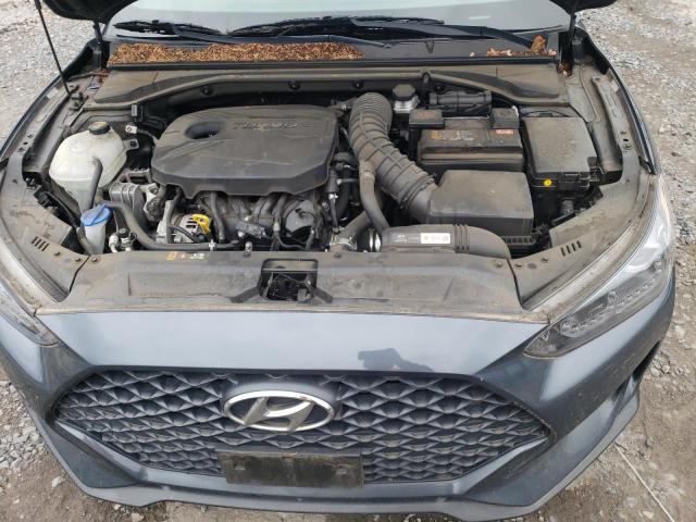 KMHTH6AB3KU008934 - 2019 HYUNDAI VELOSTER TURBO ნაცრისფერი ფოტო 11