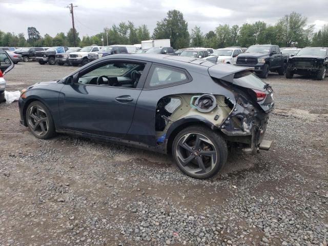 KMHTH6AB3KU008934 - 2019 HYUNDAI VELOSTER TURBO ნაცრისფერი ფოტო 2