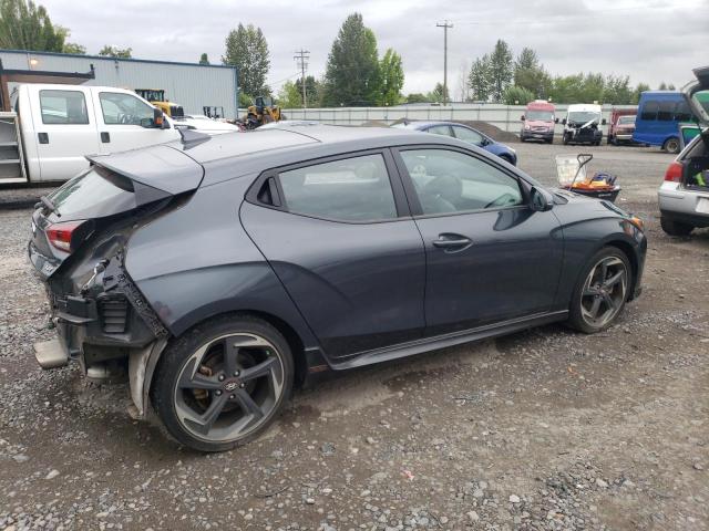 KMHTH6AB3KU008934 - 2019 HYUNDAI VELOSTER TURBO ნაცრისფერი ფოტო 3
