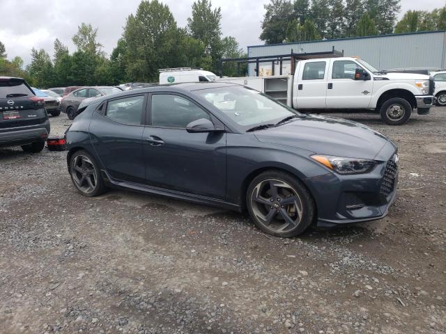 KMHTH6AB3KU008934 - 2019 HYUNDAI VELOSTER TURBO ნაცრისფერი ფოტო 4