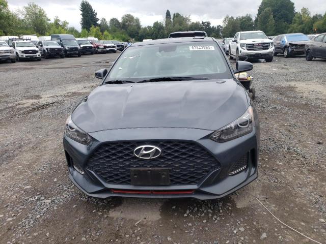 KMHTH6AB3KU008934 - 2019 HYUNDAI VELOSTER TURBO ნაცრისფერი ფოტო 5