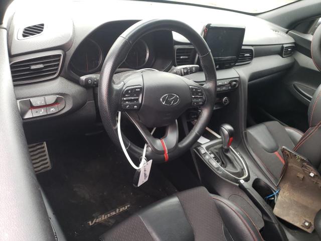 KMHTH6AB3KU008934 - 2019 HYUNDAI VELOSTER TURBO ნაცრისფერი ფოტო 8