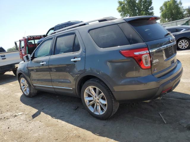 1FM5K7D8XFGC12778 - 2015 FORD EXPLORER XLT GRAY photo 2
