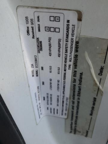 1GBJG31U861127833 - 2006 CHEVROLET EXPRESS G3 WHITE photo 10