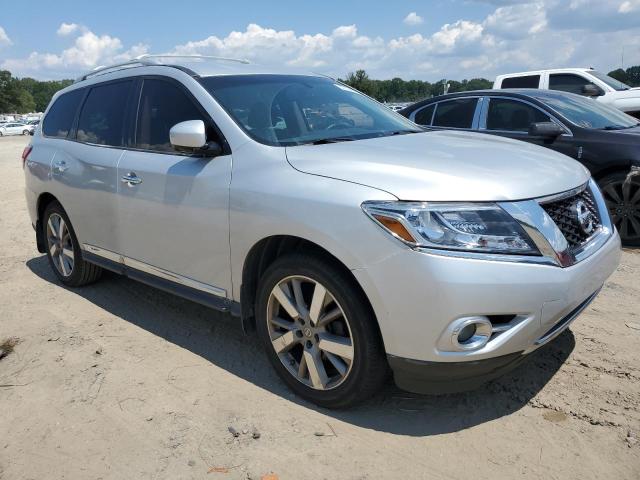 5N1AR2MN7DC654411 - 2013 NISSAN PATHFINDER S فضي صورة 4