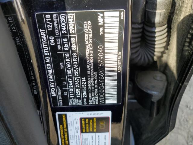 WDC0G4KB6KF579040 - 2019 MERCEDES-BENZ GLC 300 4MATIC BLACK photo 13