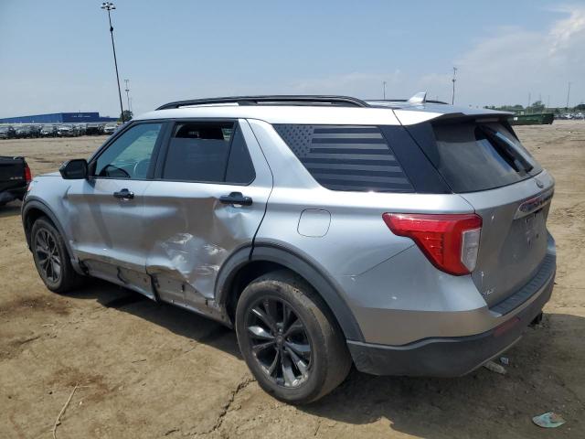 1FMSK8DH5LGB50842 - 2020 FORD EXPLORER XLT SILVER photo 2