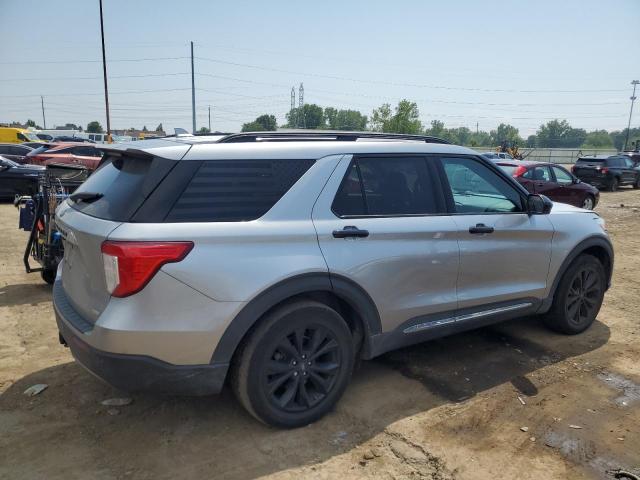 1FMSK8DH5LGB50842 - 2020 FORD EXPLORER XLT SILVER photo 3