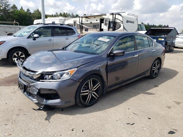 1HGCR2F57GA164739 - 2016 HONDA ACCORD SPORT BLACK photo 1