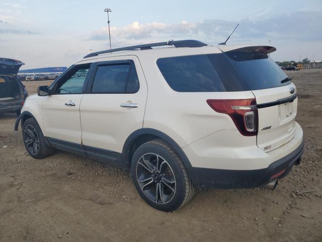 1FM5K8GT9EGA42224 - 2014 FORD EXPLORER SPORT WHITE photo 2