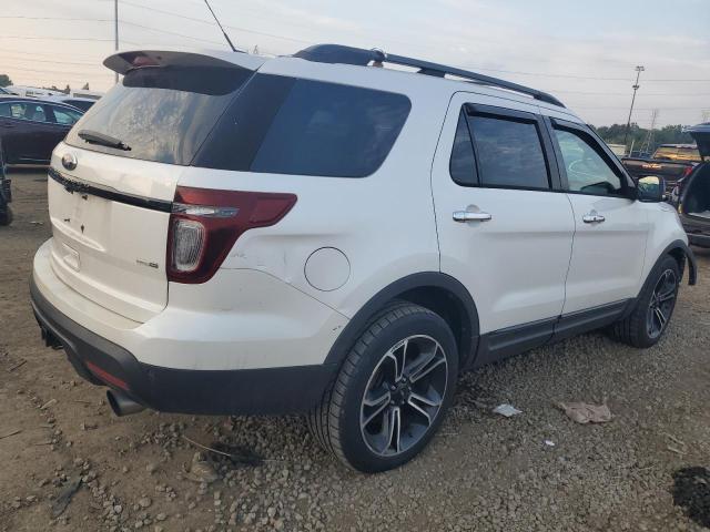 1FM5K8GT9EGA42224 - 2014 FORD EXPLORER SPORT WHITE photo 3