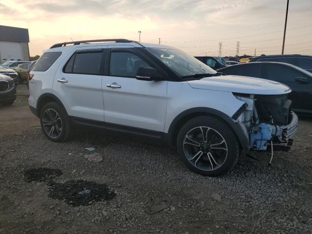 1FM5K8GT9EGA42224 - 2014 FORD EXPLORER SPORT WHITE photo 4