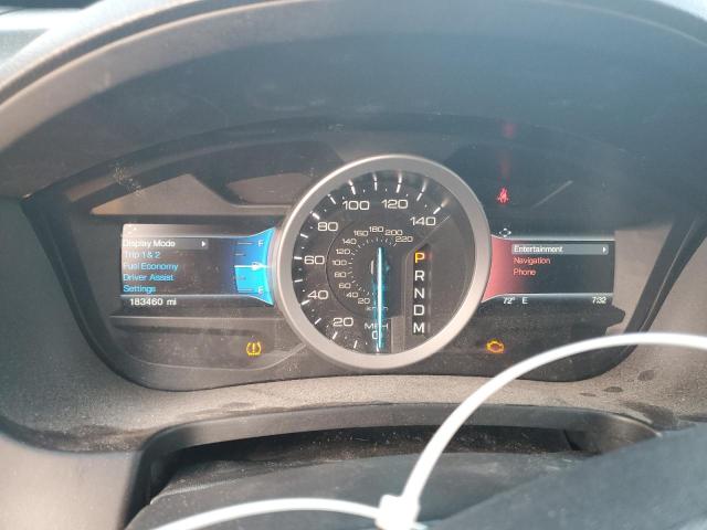 1FM5K8GT9EGA42224 - 2014 FORD EXPLORER SPORT WHITE photo 9