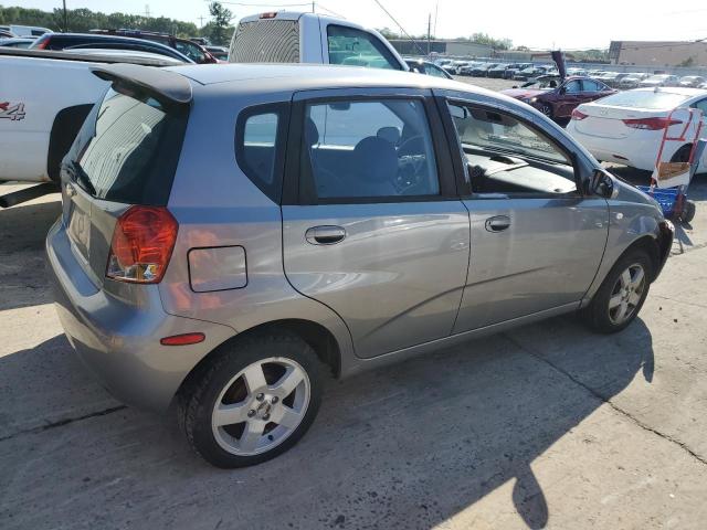 KL1TG66686B586037 - 2006 CHEVROLET AVEO LT GRAY photo 3