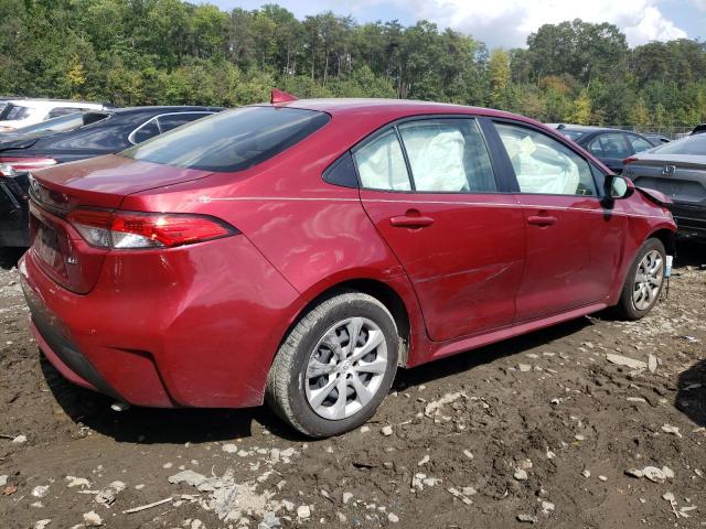 JTDEPMAE3NJ218177 - 2022 TOYOTA COROLLA LE RED photo 3