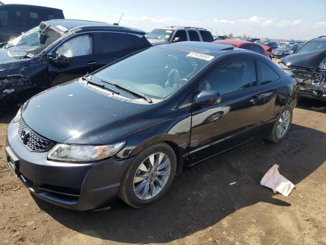 2HGFG12939H538936 - 2009 HONDA CIVIC EXL BLACK photo 1