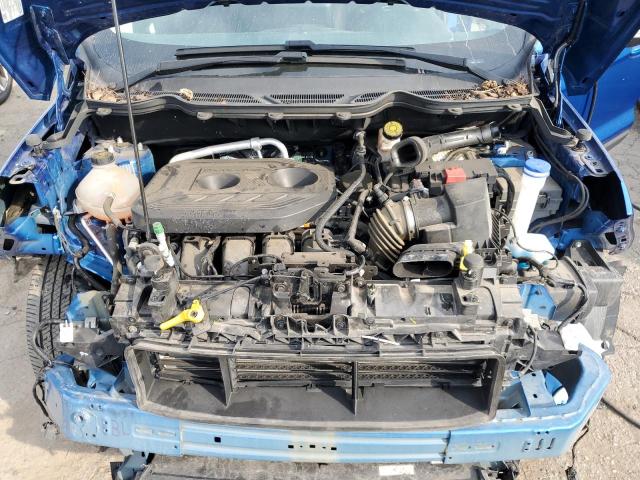 MAJ6S3GL9KC271698 - 2019 FORD ECOSPORT SE ლურჯი ფოტო 12