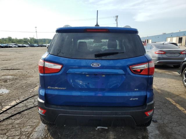 MAJ6S3GL9KC271698 - 2019 FORD ECOSPORT SE ლურჯი ფოტო 6