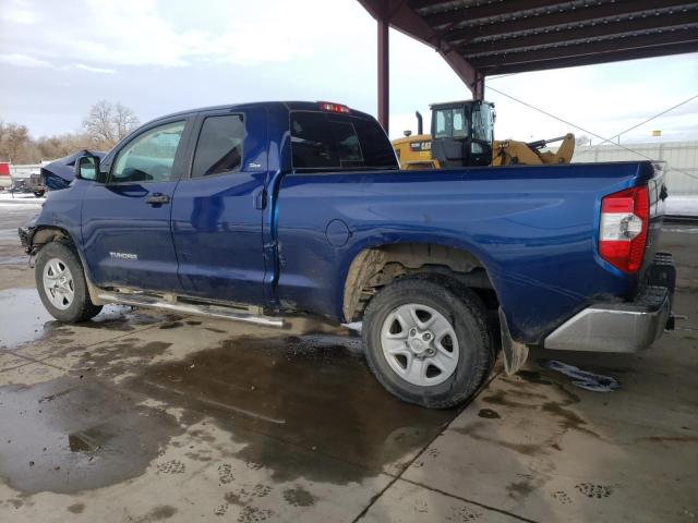 5TFUM5F19FX059583 - 2015 TOYOTA TUNDRA DOUBLE CAB SR/SR5 BLUE photo 2